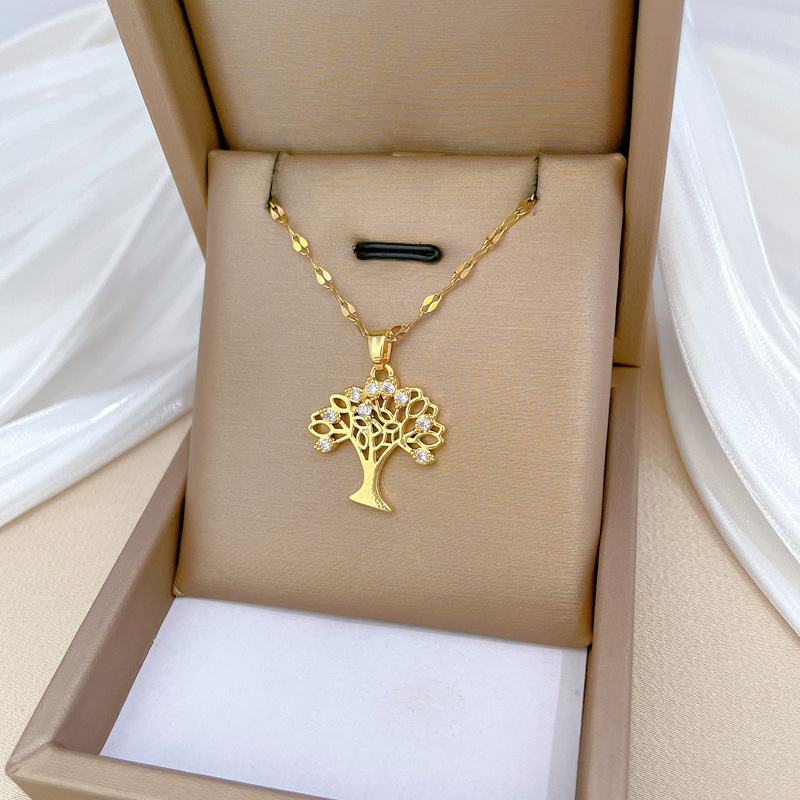 Gorgeous Diamond Collarbone Necklace - Luxury Temperament Chain_voghion.com