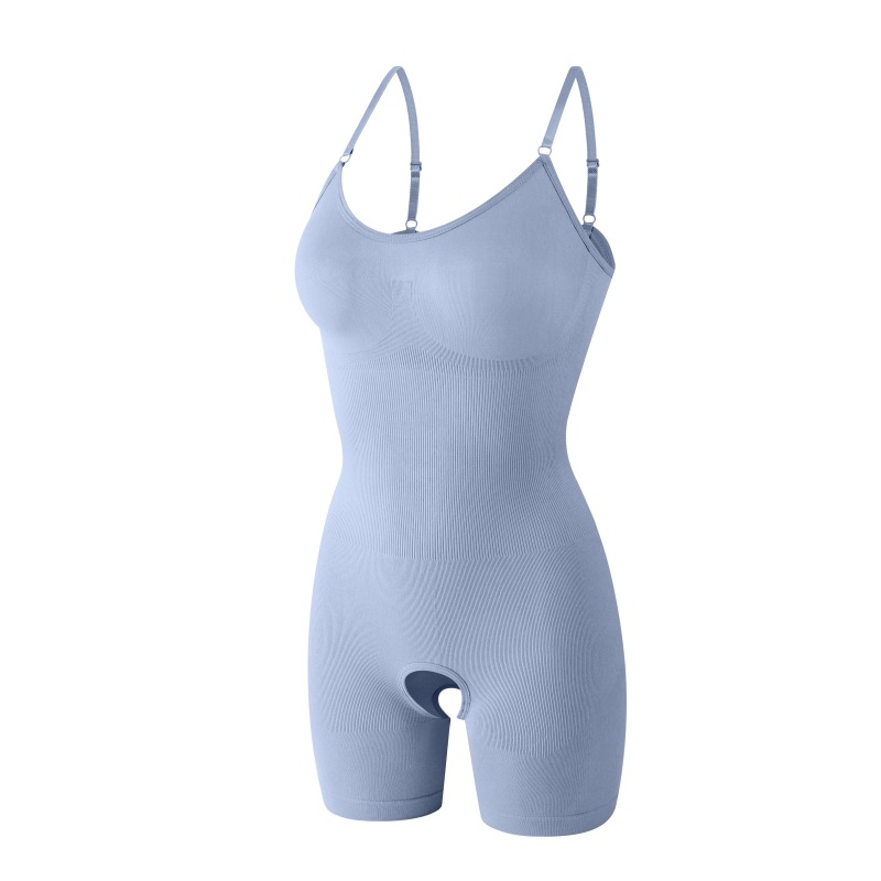 Faja Moldeadora Enteriza Sin Costuras con Entrepierna Abierta de Nylon, Levanta Glúteos