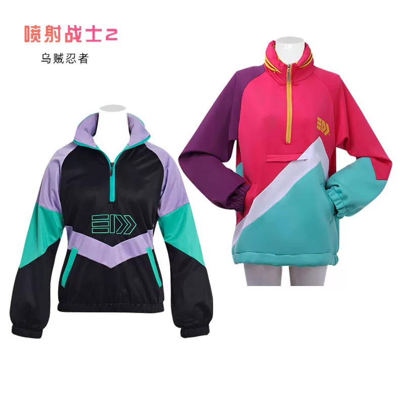 喷射战士Splatoon 2cos乌贼忍者休闲运动服女万圣节cospaly服跨境