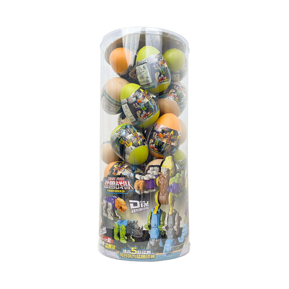 Bolas de sorpresa caja ciega bestias dios de la guerra deformación huevo ensamblado modelo de ensamblaje máquina de torsión de huevos de la ciudad de videojuegos regalos de agencia de puntos