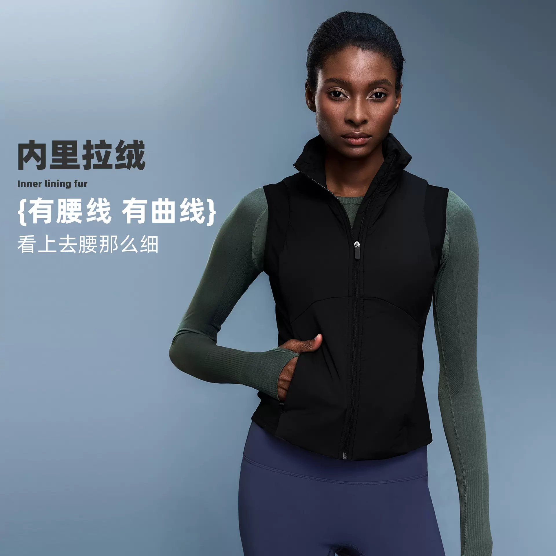 新款防风立领马甲外套女短款显瘦保暖休闲百搭坎肩棉服背心D25122