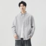 春秋新款长袖男休闲衬衣