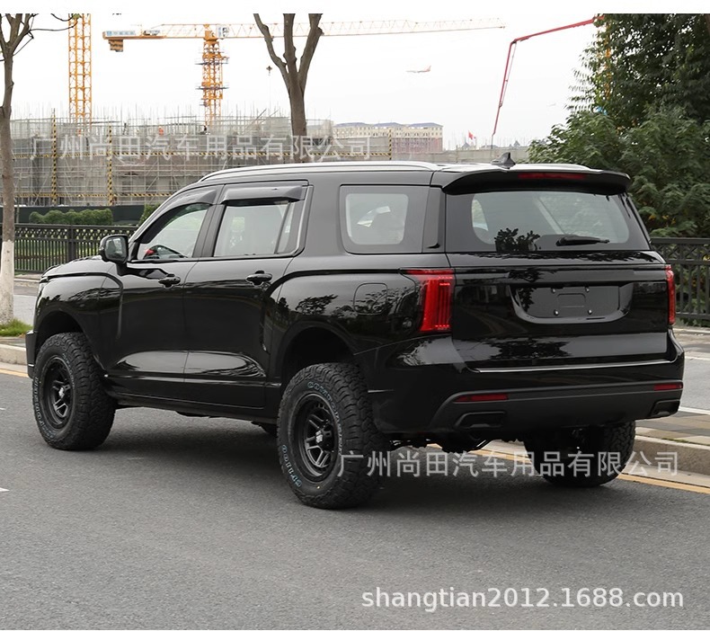 23 New Models of Haval H5 Black Warrior Front Grille, Car Logo, Window Trim, Roof Rack, Blackening Kit Modification