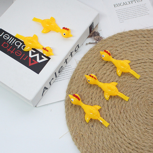 Creative Turkey Launching Fun Tricky Chicken Ejection Uncompressed New Finger Slingshot Street Stall Toy Wholesale