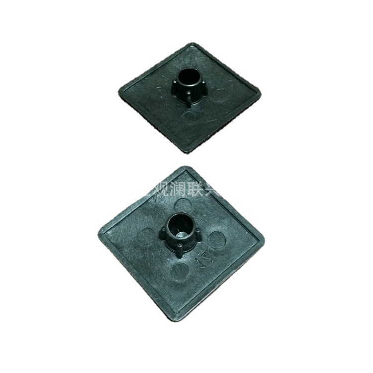 40铝型材专用截面封盖 黑色塑料盖板 中心孔1cm铝材配件