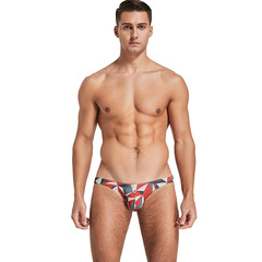 2022希賓春季新款小三角內褲 性感低腰數碼印花內褲 批發外貿內褲