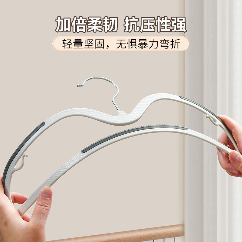 短颈衣架挂衣家用省空间短脖子晾衣服架子多功能防滑无痕收纳衣撑|undefined