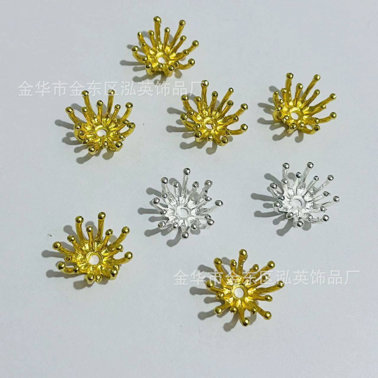 双层花蕊花心diy饰品古风发簪头饰发饰花托手工制作材料厂家批发