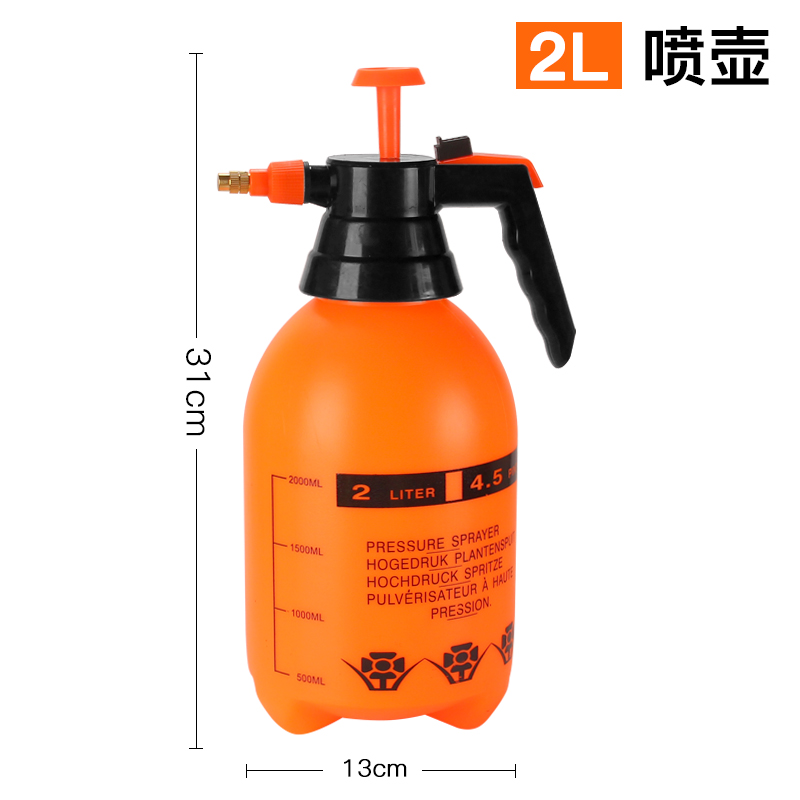 Botella de pulverización manual tipo neumático botella de riego de flores botella de horticultura botella de pulverización de agua limpia y desinfección doméstica botella de pulverización de gran capacidad