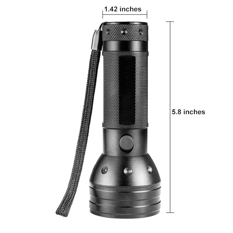 Transfronteriza 51LED linterna púrpura 395UV lámpara de detector de dinero ultravioleta lámpara de escorpión mascota orina linterna del hogar