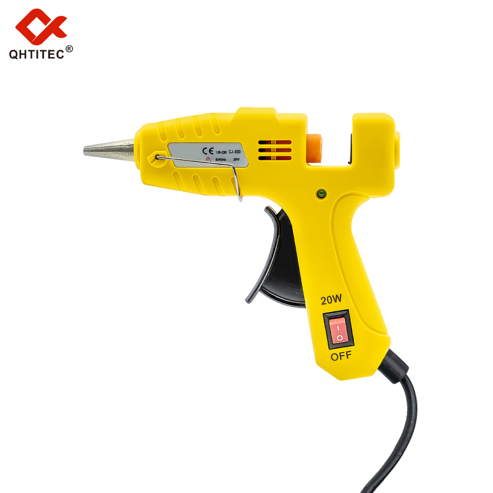 Mini Pistola de Silicona Termofusible 20W Multifuncional para Manualidades Escolares y del Hogar