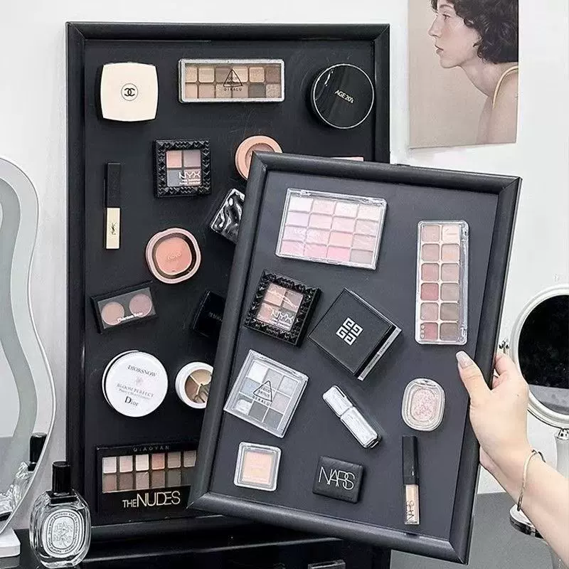 Магнитная доска для макияжа Маленькая доска косметическая наклейка на холодильник Дисплей магнитная доска для хранения стены Декоративная стена фото стены