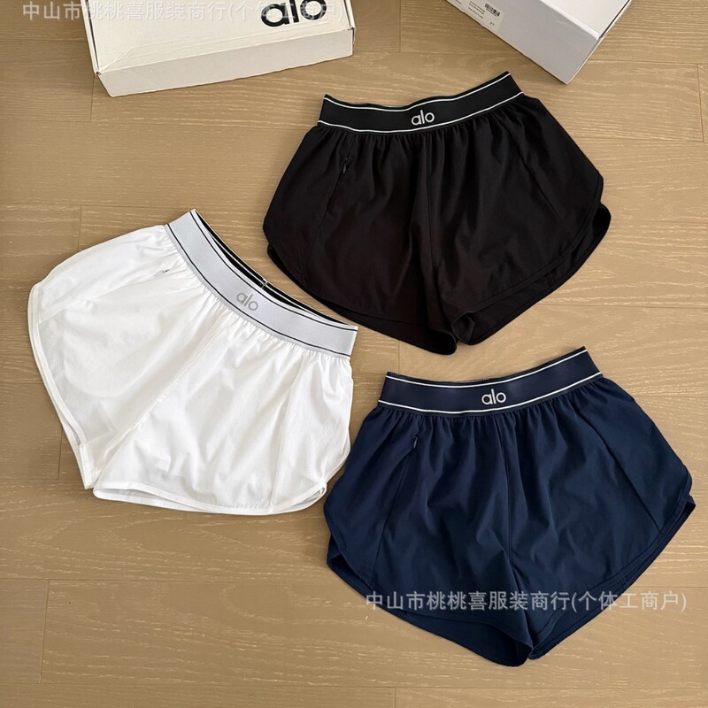 Cross-Border In-Stock Yoga Shorts for Women, Summer Quick-Dry Fitness Sports Shorts, Breathable Running Shorts with Pockets and Elastic Waistband Cross-Border In-Stock Yoga Shorts for Women, Summer Quick-Dry Fitness Sports Shorts, Breathable Running Shorts with Pockets and Elastic Waistband