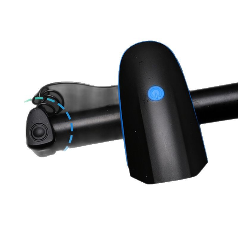 7588 luz de la bicicleta cuerno de carga del faro USB multifunción recargable linterna luz de conducción nocturna equipo de equitación