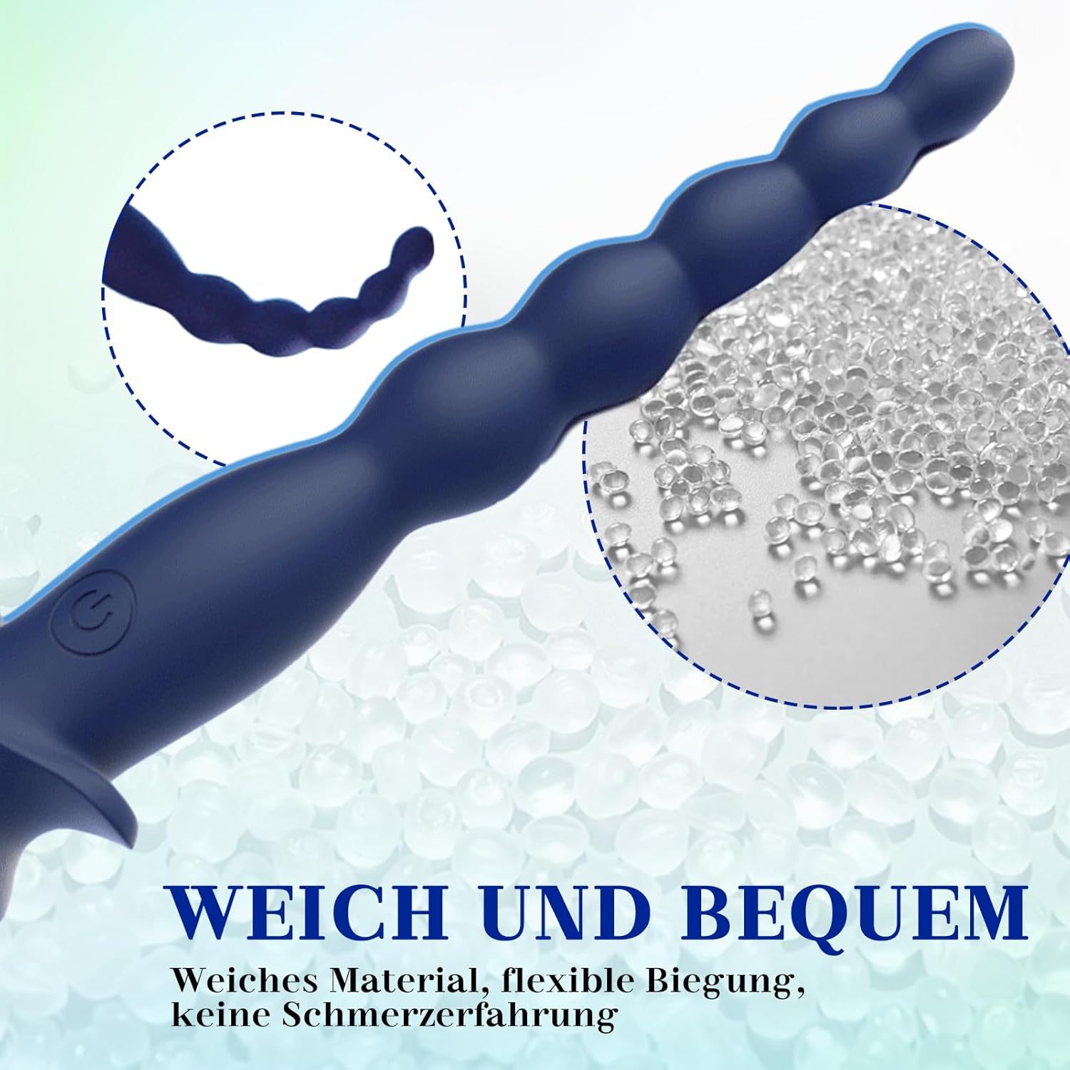 Vibrating Anal Beads with 10 Frequencies, Silicone Anal Expander for Adults — detail image 10