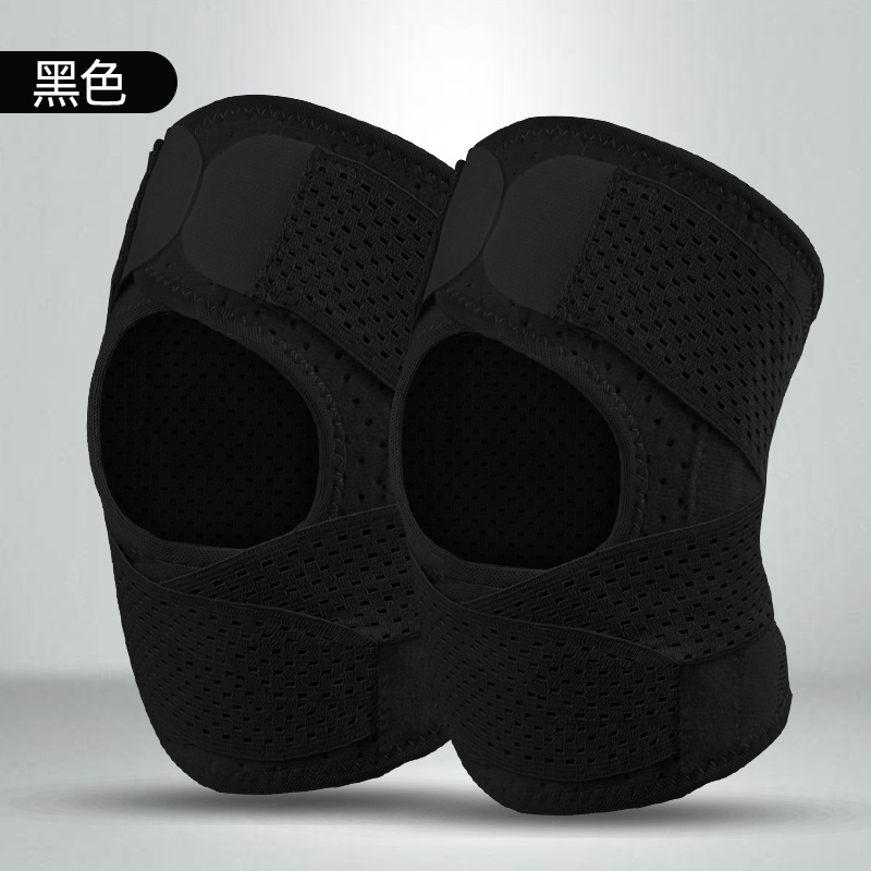 Verano delgada transfronteriza japonesa de cuatro generaciones rodilleras de silicona transpirable rodilleras cubierta deportes presión montañismo protección