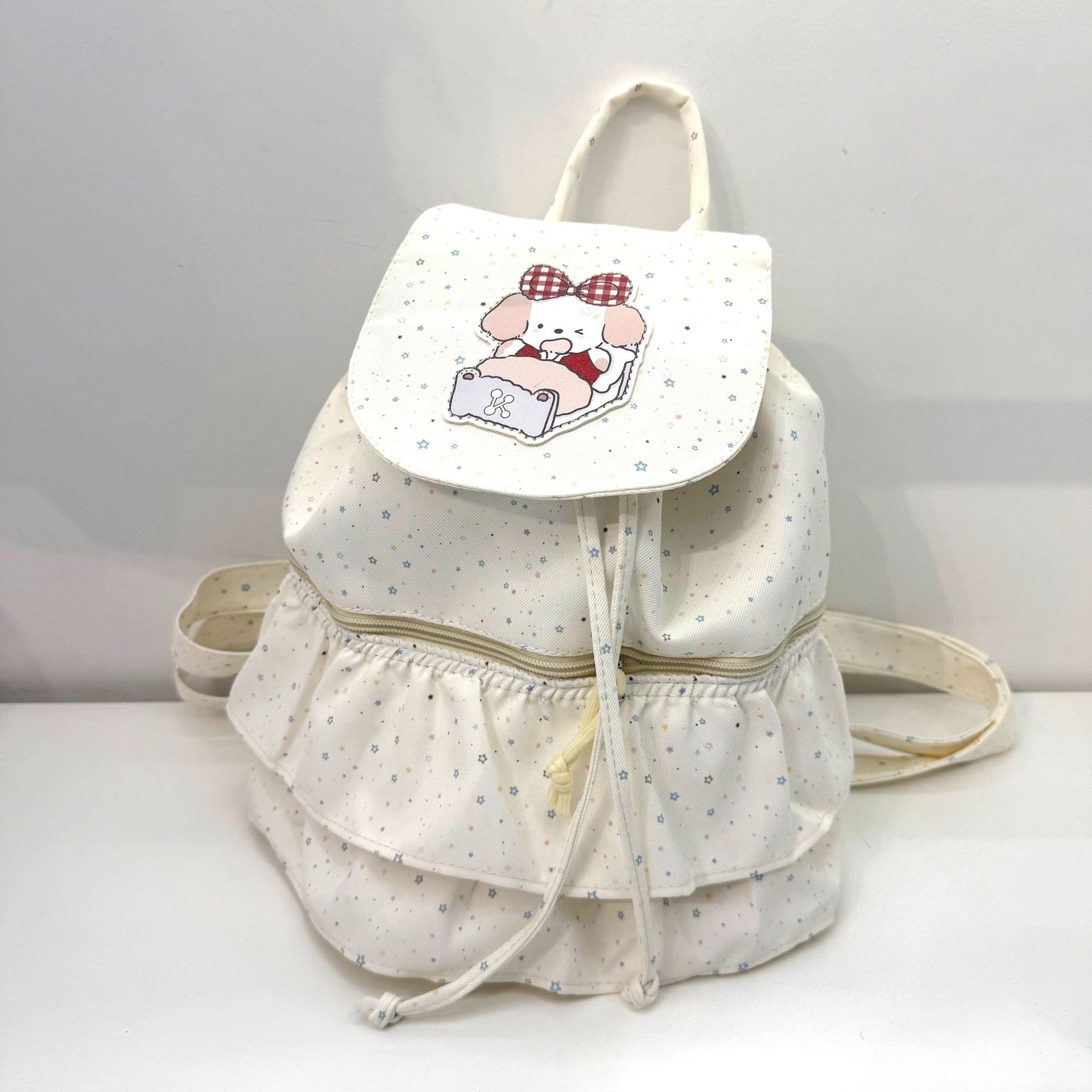 Mochila de dibujos animados para niños, mochila pequeña, 7 - 9 - 11 - 13 años, bolsas de moda para niños y niñas, color caramelo, ligero