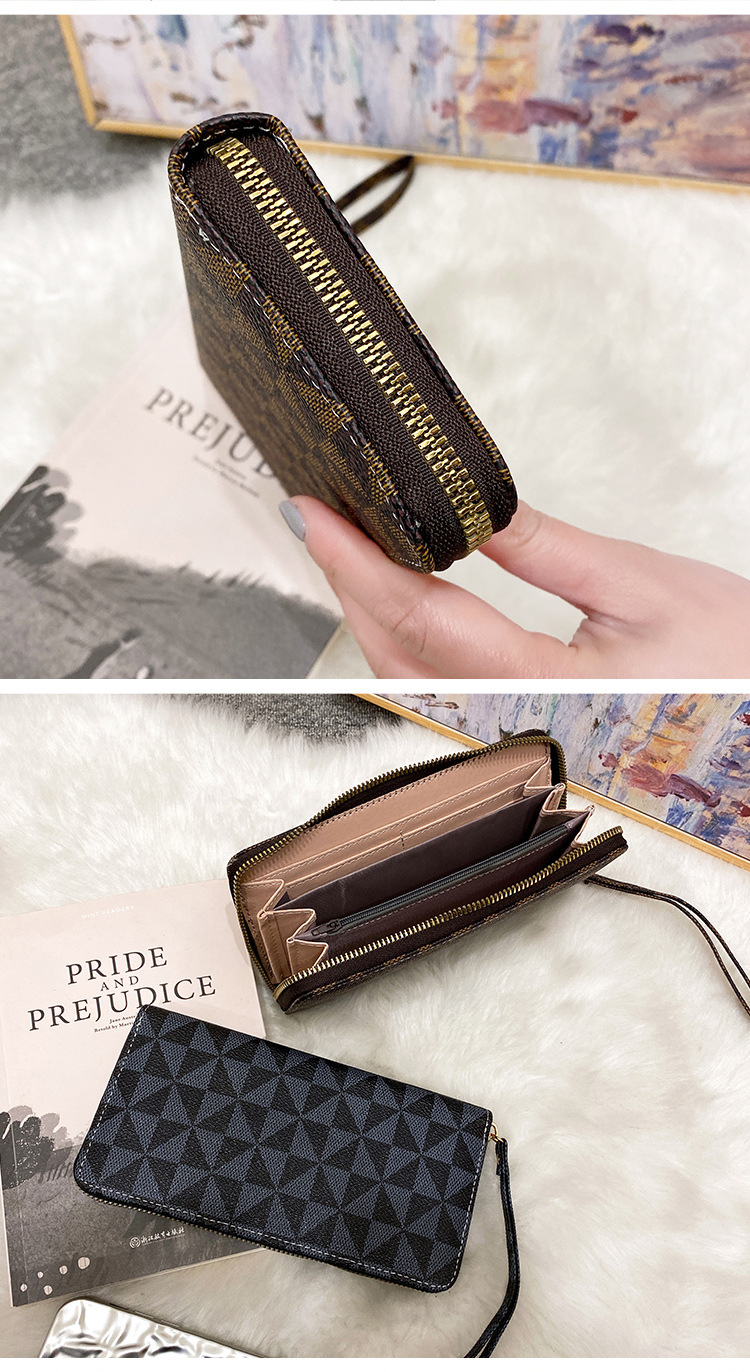 Animal Fashion Artificial Leather Printing Zipper Square Style 1 Style 2 Style 3 Wallets display picture 4