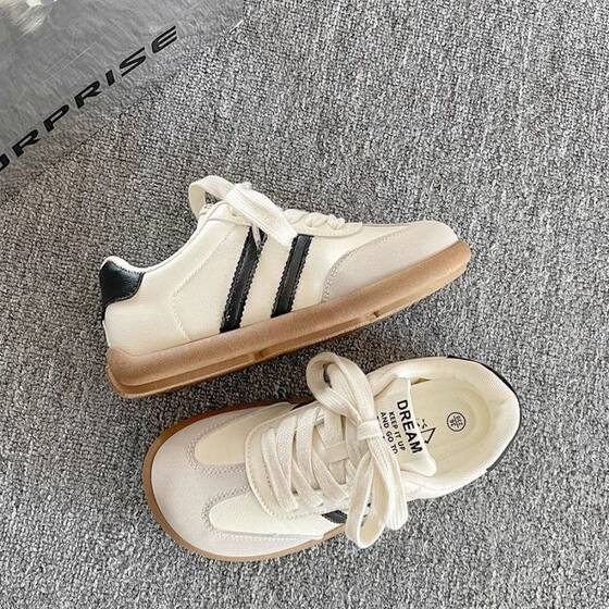 Sneakers Women's Instagram Style Fashionable 2025 Summer New All-match Chic Thick-soled Breathable All-match White Shoes Desun Shoes