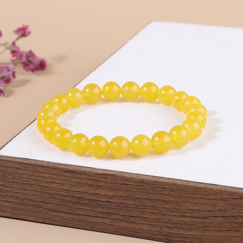 7a optimized yellow agate bracelet