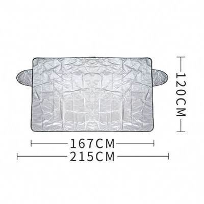 Direct sales from cross-border manufacturers: Car snow shield - silver-167120