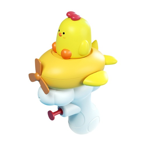 Children's cartoon water gun manual squeeze two-in-one chain-wound diving submarine bathroom outdoor water play toy