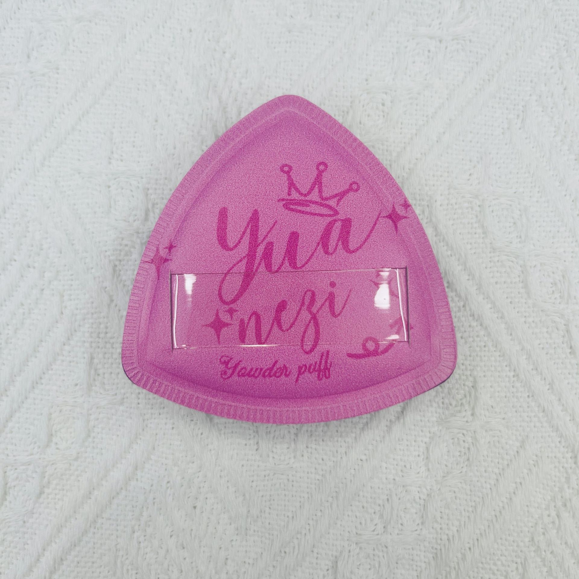 Amor polvo puff-rosa rojo