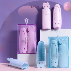 LMLTOP 蓬鬆捲髮夾2件套 帶梳捲髮器 捲髮筒組合套裝 SY133