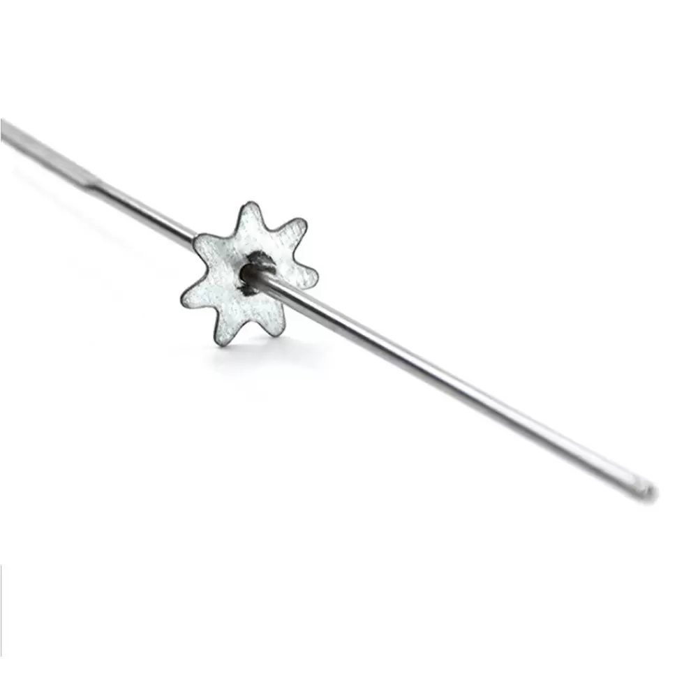 自动旋转齿轮烧烤铁签厂家批发鸡翅叉多规格烧烤针201不锈钢签子