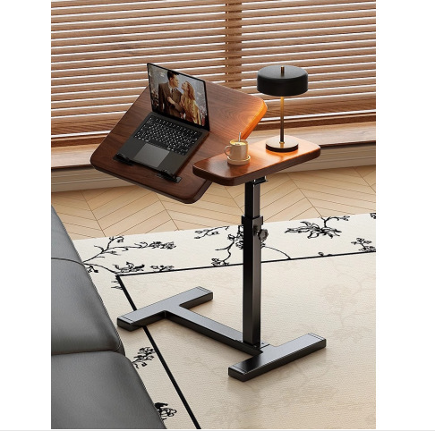 Movable Bedside Table, Living Room Sofa Side Table, Adjustable Table, Computer Table, Small Workbench, Folding Desk
