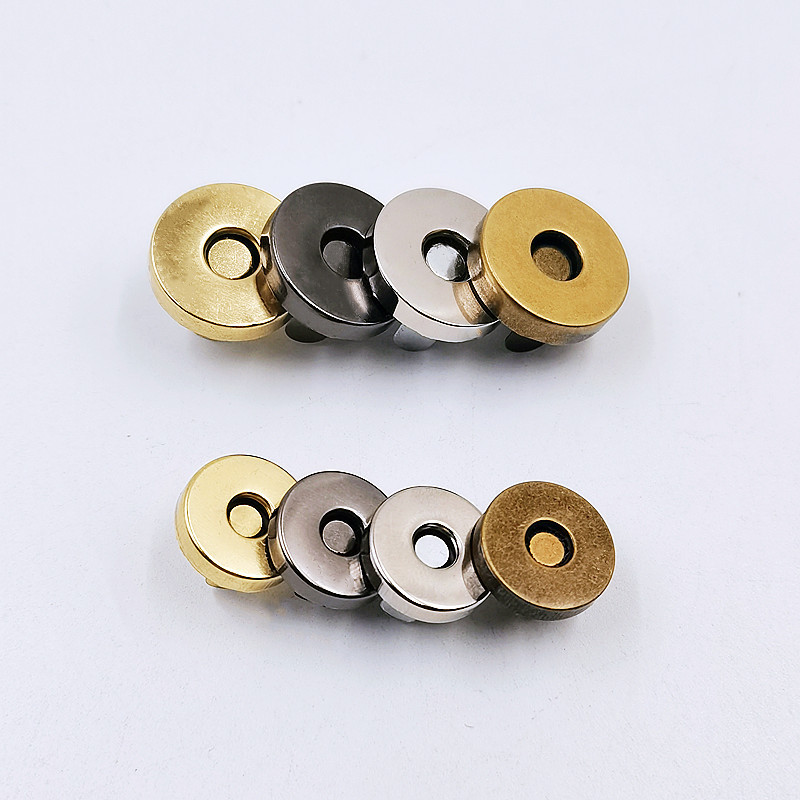 14mm18mm 자석 버클 버튼 보이지 않는 엄마와 아이 강한 자기 자기 흡입 철 버클 백 액세서리 원활한 diy