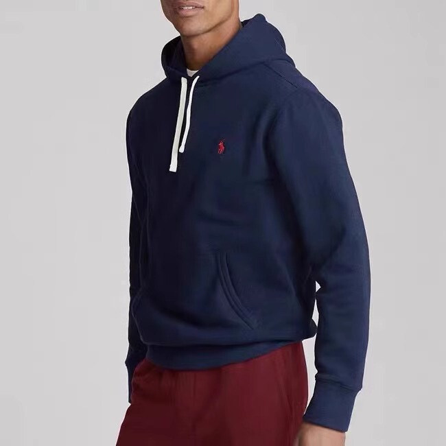 Autumn and Winter New Pullover Polo Sweatshirt Casual Sports Jacket Pony Logo Embroidered Hoodie Cross-Border Export Men's Clothing