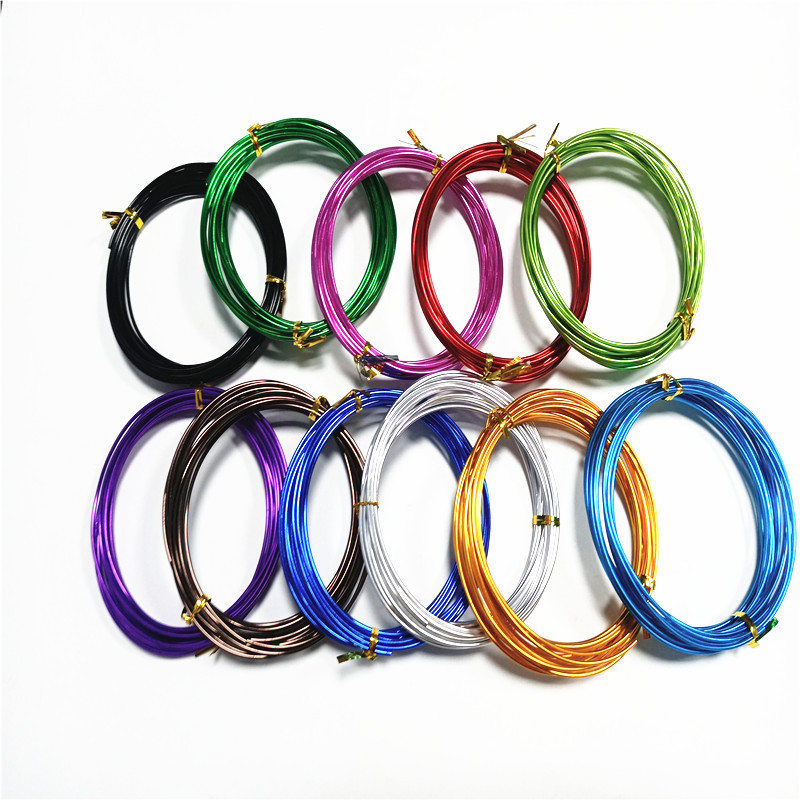 铝线0.8mm*5m 彩色铝线 手工编织氧化铝线 DIY工艺品线材