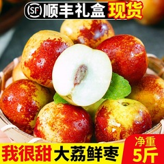 陕西冬枣大荔新鲜应当季水果大枣脆甜青枣整箱5斤枣子顺丰包邮3斤
