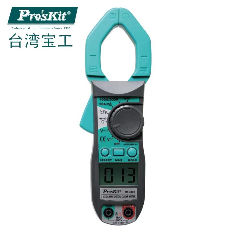 대만 BAOGONG MT-3102 미니 후크 미터 클램프 미터 디지털 클램프 멀티 미터 온도