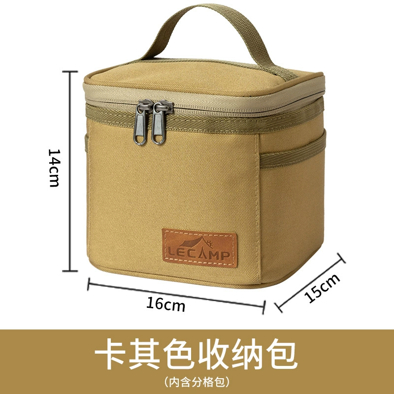 Travel handheld bottle for auto for camping, materials set, storage box