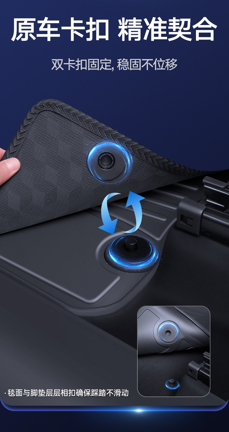 Suitable for Chery Qq3Ev Floor Mats Tpe Full Surround Qq3 Car Modification Accessories Starry Sky Carpet Floor Mats