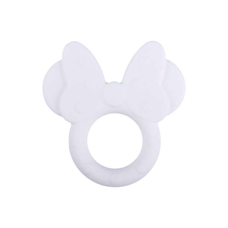 Amazon nueva historieta Minnie molar de silicona teether juguete bebé creativo teether stick suministros maternos e infantiles