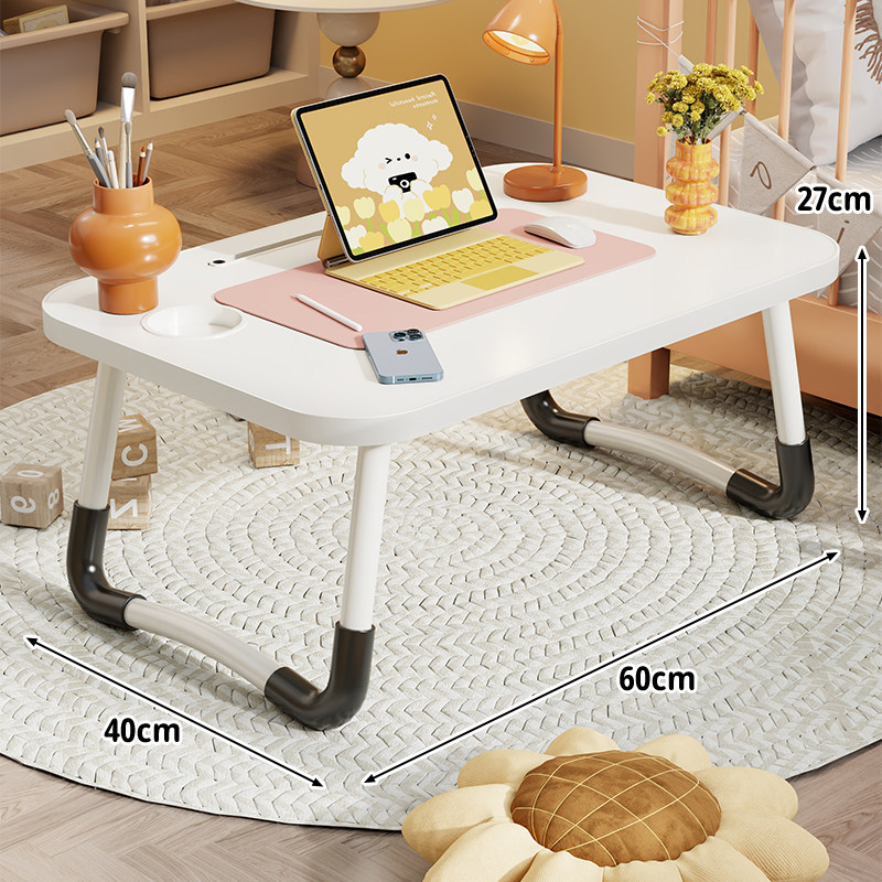 Mesa Plegable para Cama, Multifuncional, para Dormitorio y Estudiantes