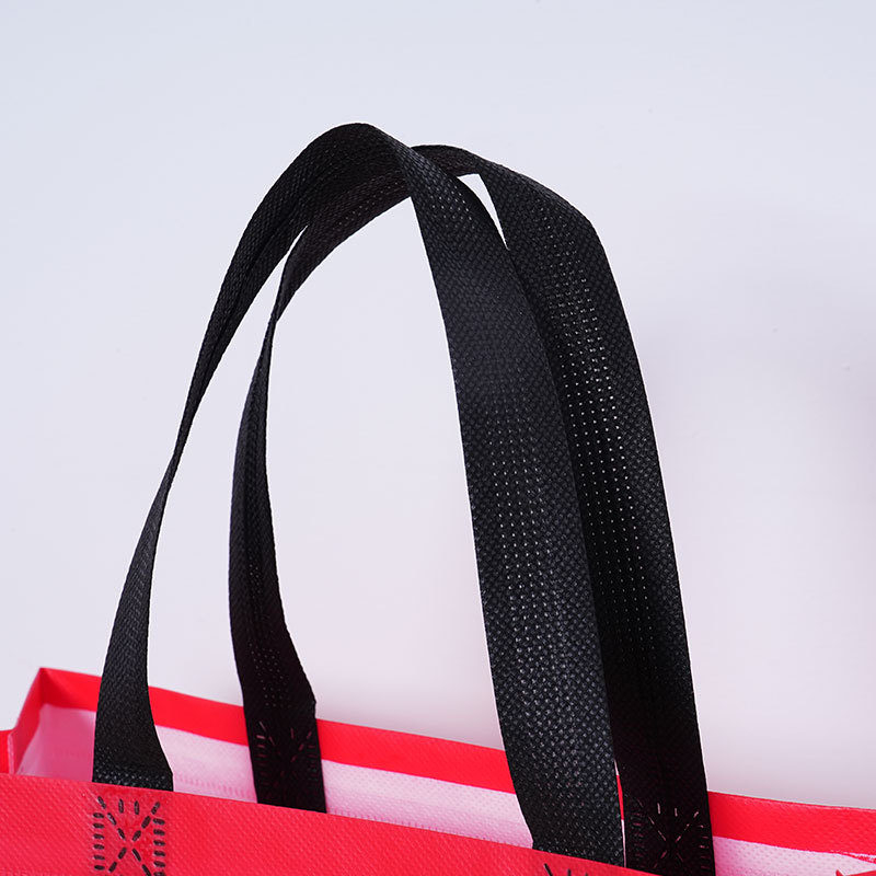 Tienda de ropa gran bolsas de tela no tejida recubiertas logotipo bolsas de compras coloridas regalos bolsas de tela no tejida sensación alta