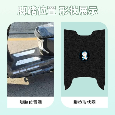 Vehicle Special Foot Mat Silk Ring Electric vehicle foot mat