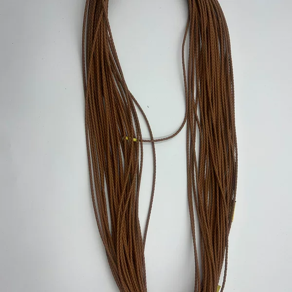 Leather Hand-Woven Rope DIY Jewelry Accessories Semi-Finished Woven Bracelet Materials Beaded Red Rope Pearl DIY Materials Beads