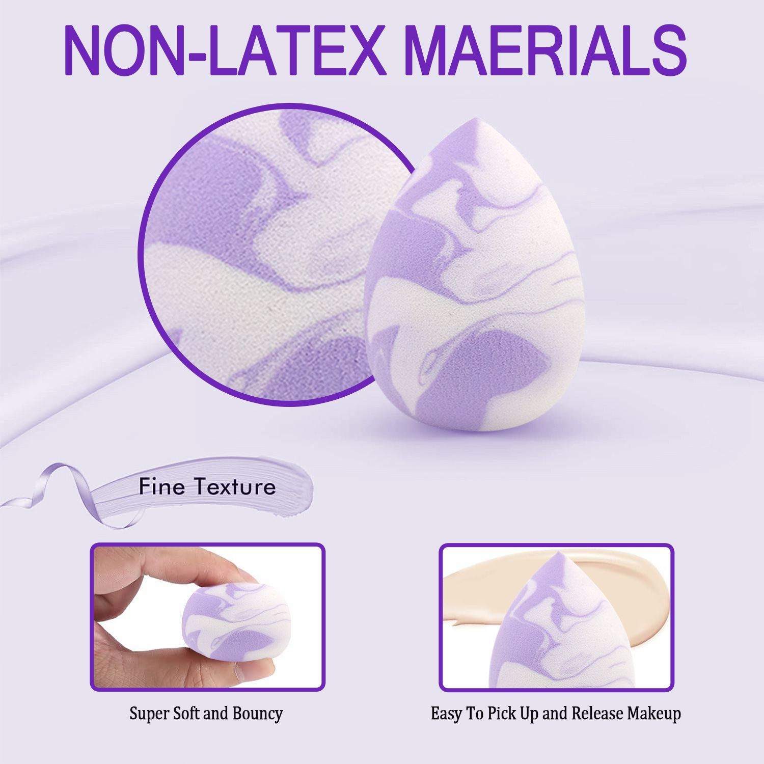 Spot transfronterizo caja de juego de soplo de polvo juego de huevo de belleza con colchón de aire