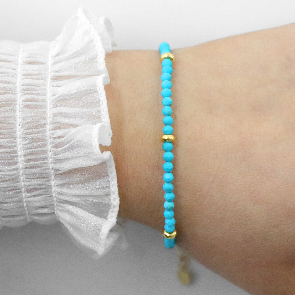 Casual Simple Style Round Artificial Crystal Wholesale Bracelets display picture 2