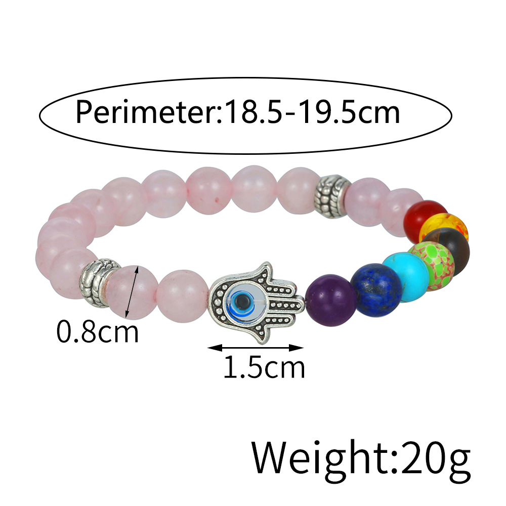 Fashion Hand Of Fatima Beaded Alloy Womenu0027S Bracelets 1 Piece