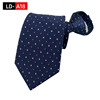 Tie with zipper, suit, decorations, 8cm