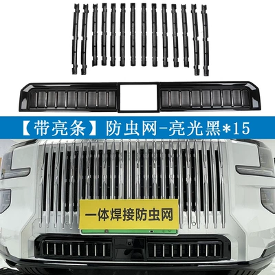 Disassembly Accessories, Automobile anti-insect net - with-bright-strips-and-painted-black-online-offline