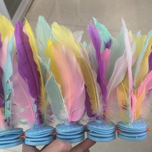 Colorful Shuttlecock for Children and Elementary School Students, Specifically Designed for Sports, Adult Shuttlecock for Kicking, Shuttlecock for Competitions, Tendon-Strengthening Shuttlecock