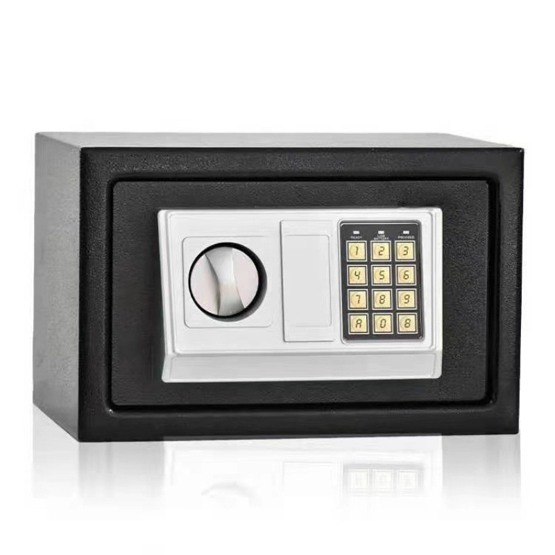 Caja Fuerte de Acero Antirrobo 20cm 20EA con Alarma para Oficina y Hogar