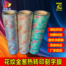 FLY花纹彩色金葱热转印刻字膜可切片卷材广告衫球衣耗材闪粉烫画